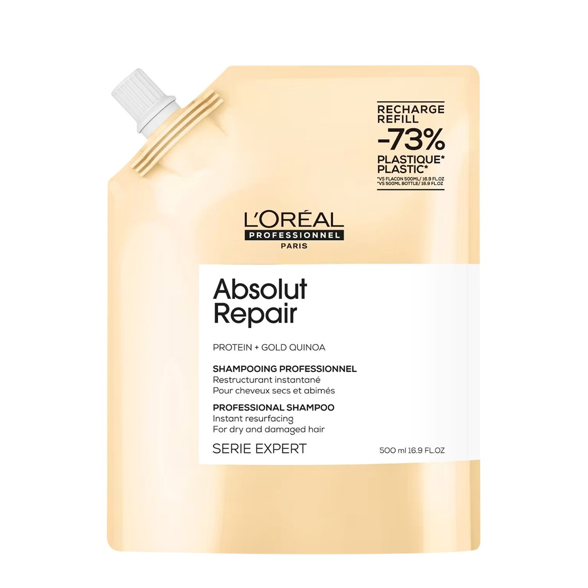 LOreal Professionnel Absolut Repair Gold Quinoa + Protein - Shampoo Refil 500ml
