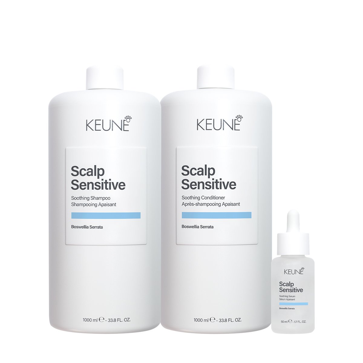 Kit Keune Scalp Sensitive - Tratamento Calmante Completo (3 Produtos)
