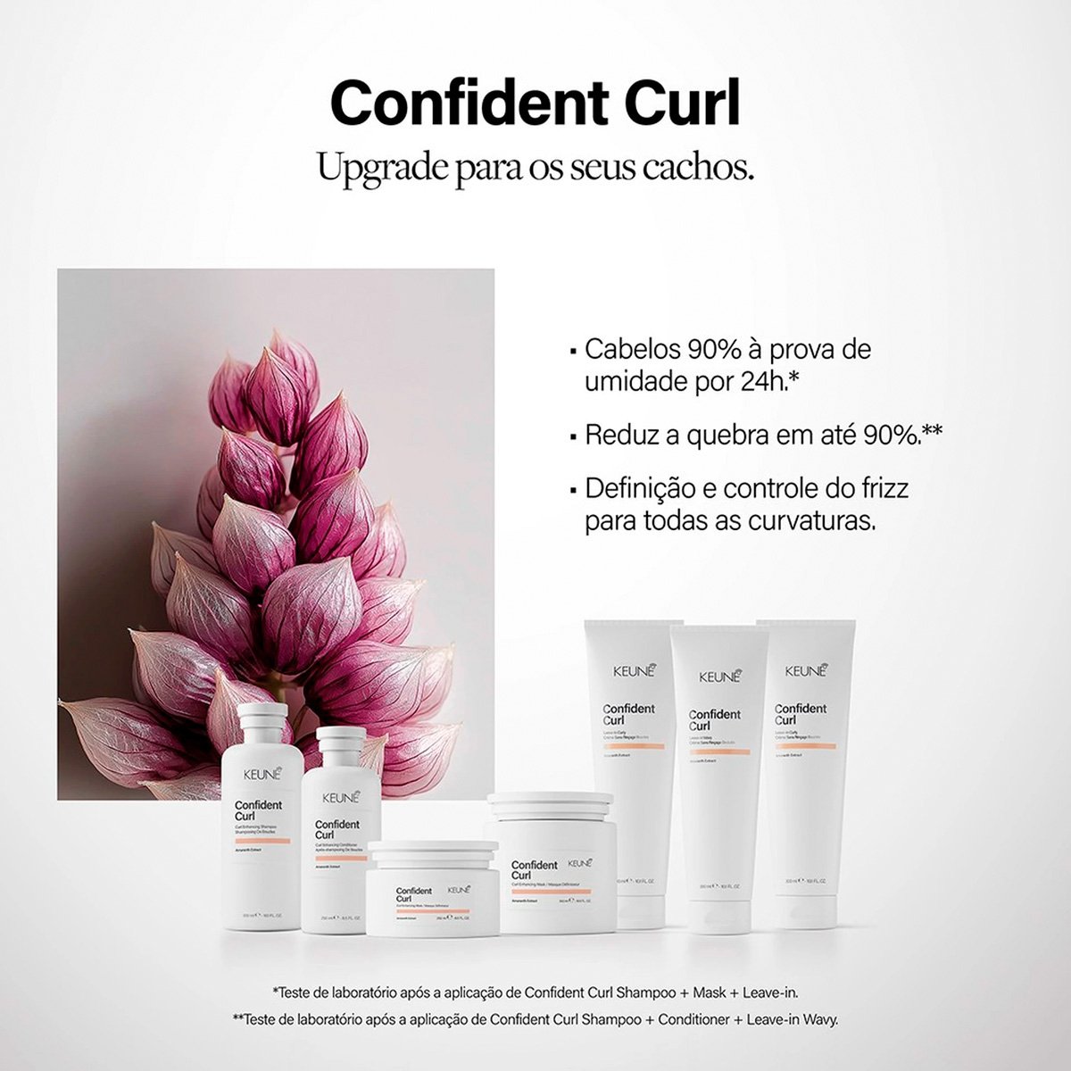 Kit Keune Confident Curl Curly - Cachos Disciplinados Litro (4 produtos) ÚNICO 3