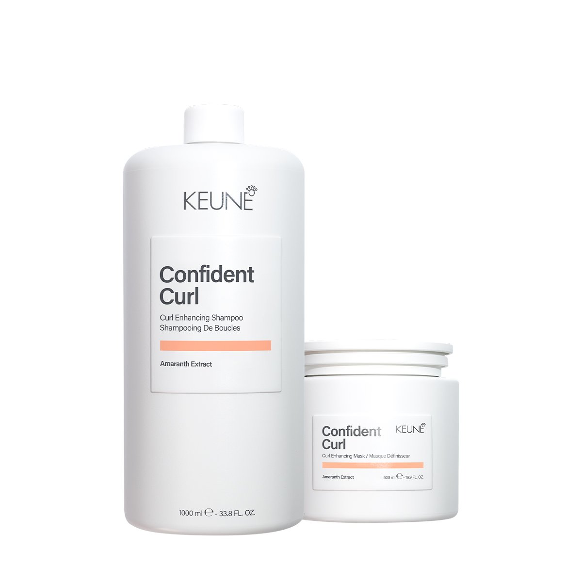 Kit Keune Confident Curl - Limpeza e Tratamento Intensivo Litro (2 produtos)
