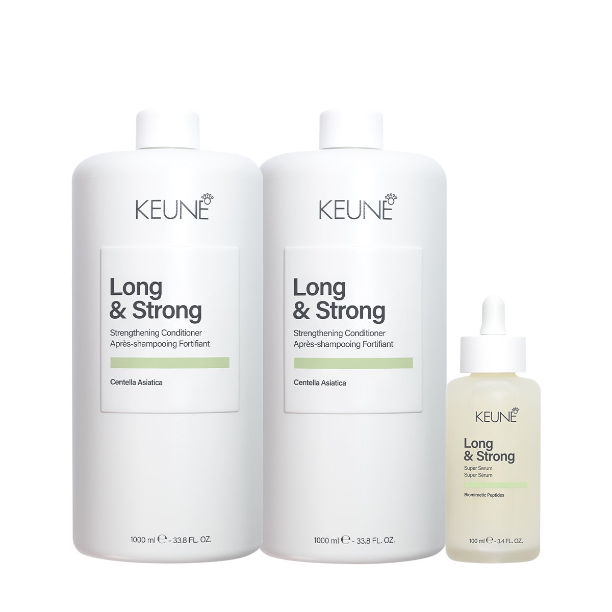 Kit Keune Long & Strong - Antiqueda e Crescimento (3 Produtos)