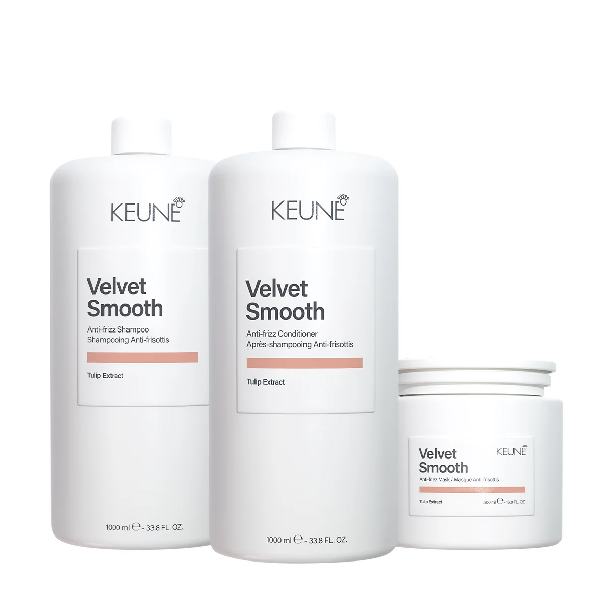 Kit Keune Velvet Smooth - Maciez e Disciplina (3 Produtos)
