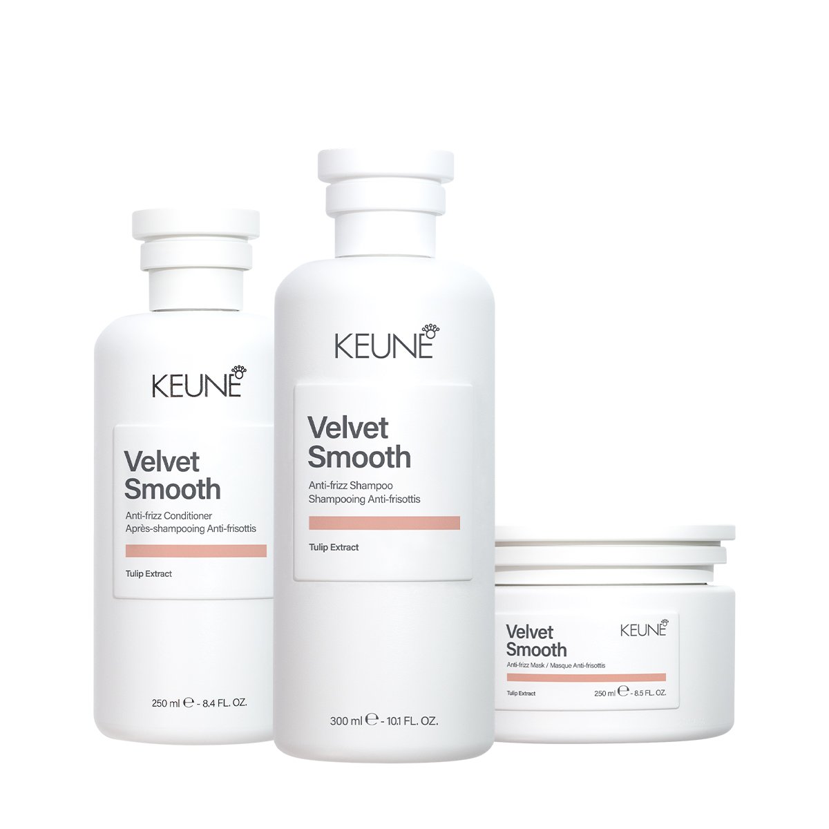 Kit Keune Velvet Smooth - Controle e Nutricao (3 Produtos)