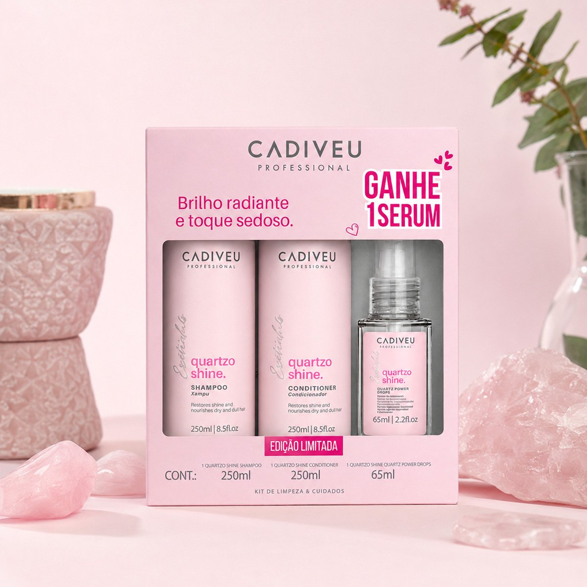 Cadiveu Professional Kit Quartzo Shine (3 produtos) ÚNICO 2
