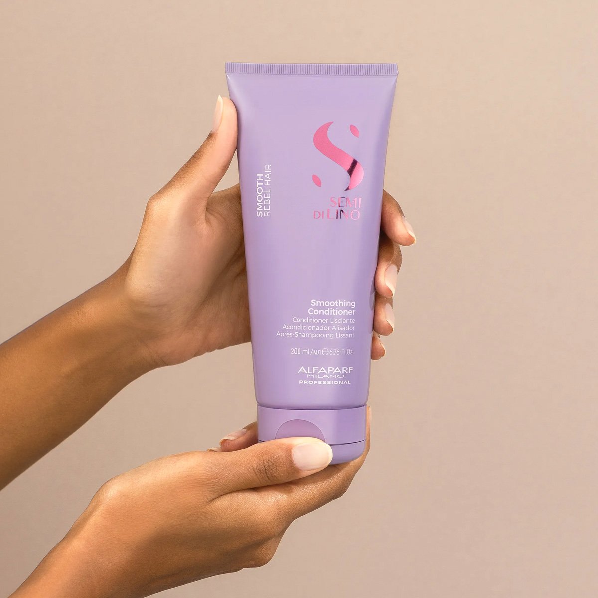 Kit Alfaparf Semi di Lino Smooth - Cabelos Alinhados e Sedosos  (2 produtos) ÚNICO 3