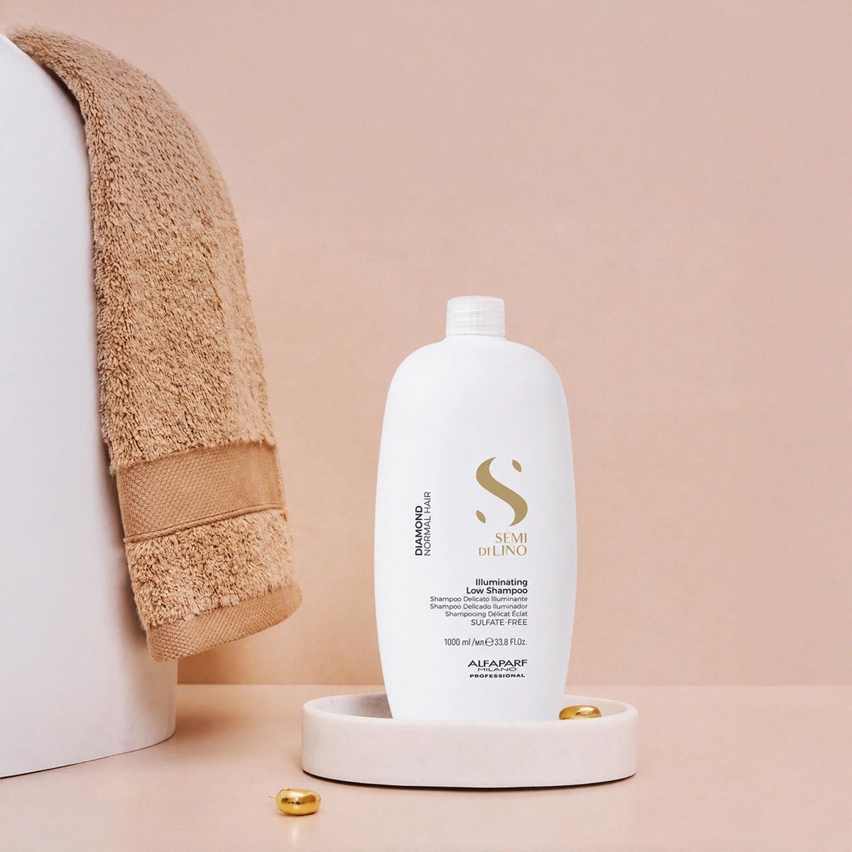 Kit Alfaparf Semi di Lino Diamond Illuminating - Rotina Profissional Completa (3 produtos) ÚNICO 2