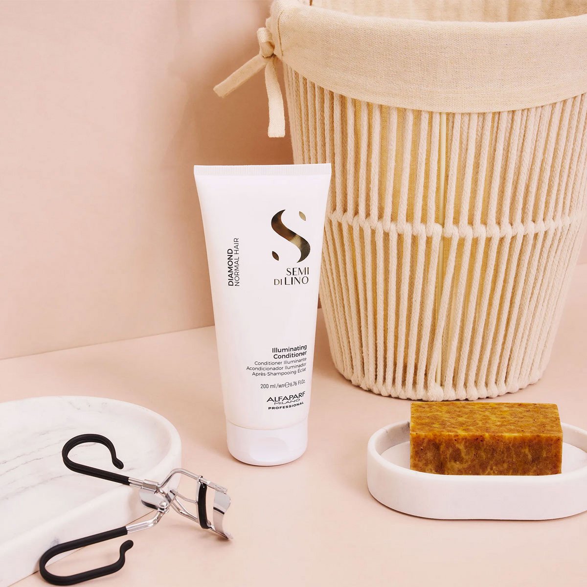 Kit Alfaparf Semi di Lino Diamond Illuminating - Luminosidade e Movimento (4 produtos) ÚNICO 3