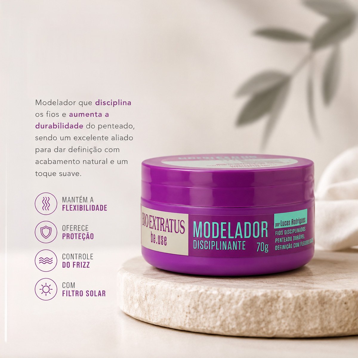 Bio Extratus Be.Use - Modelador Disciplinante 70g 70g 4