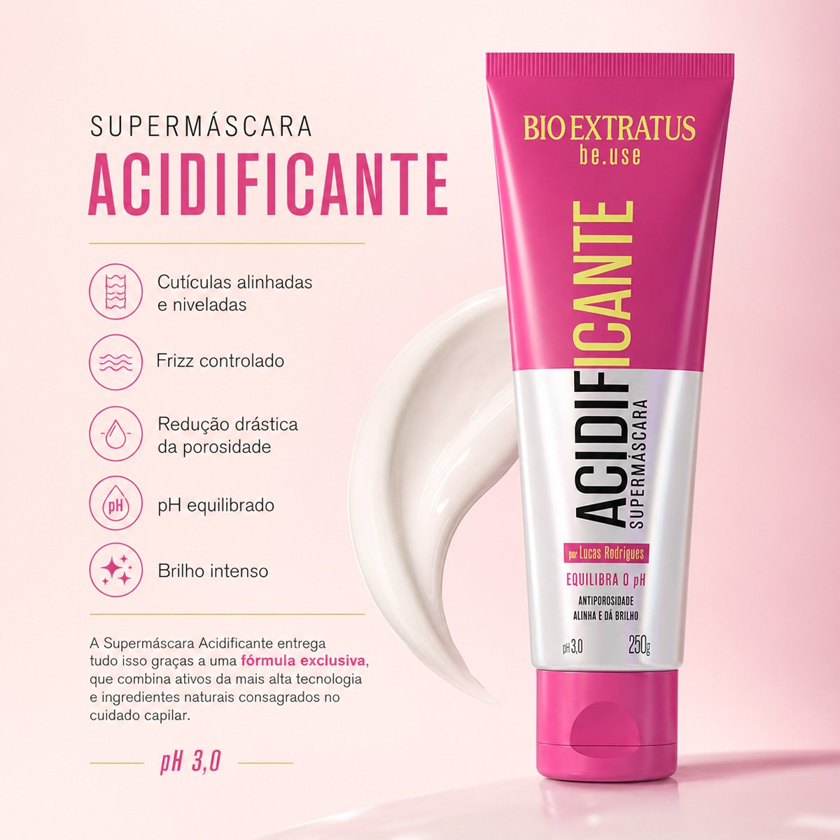 Bio Extratus Be.Use - Supermascara Acidificante 250g 250g 4