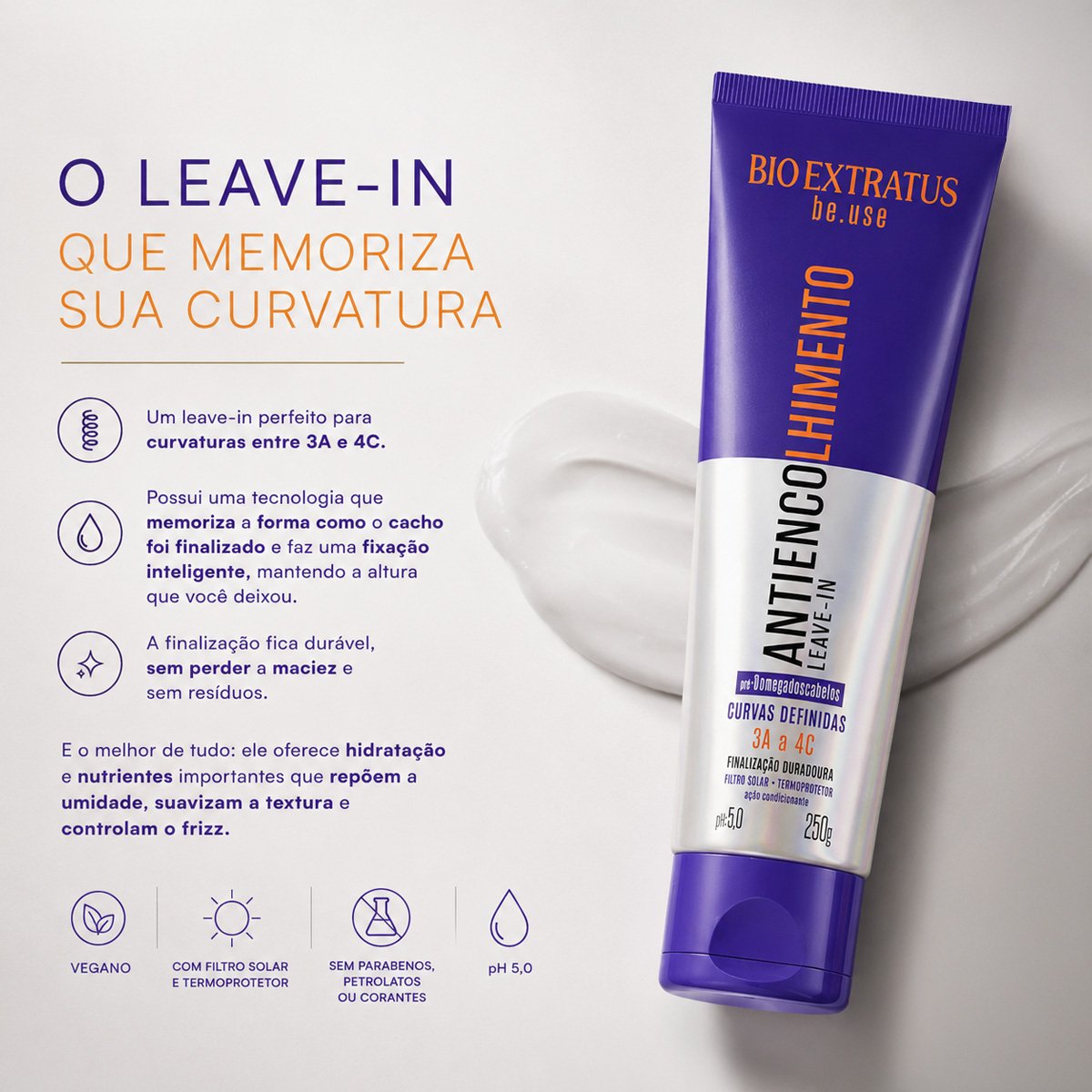 Bio Extratus Be.Use - Finalizador Antiencolhimento 250g 250g 4
