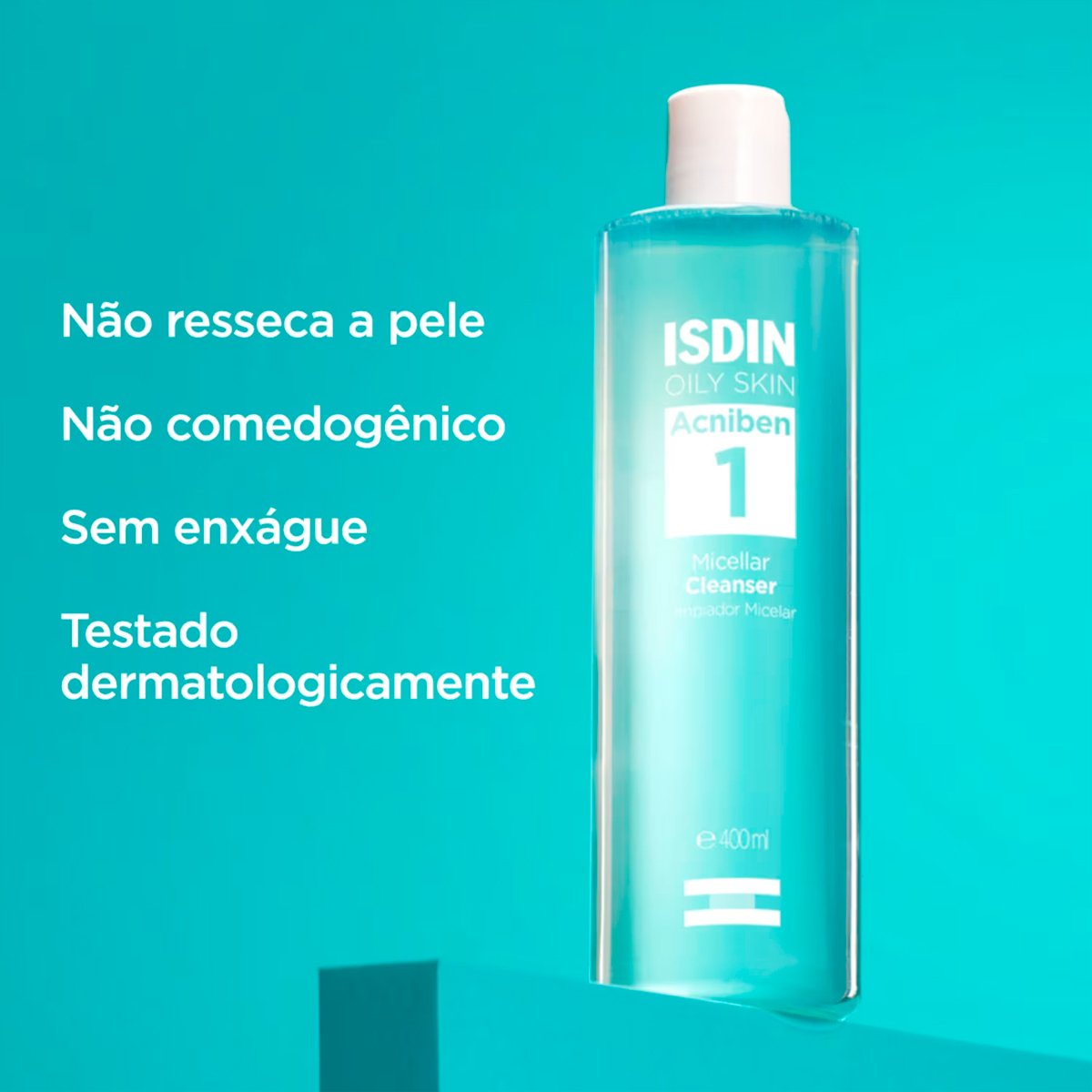 ISDIN Acniben - Agua Micelar de Limpeza Facial 400ml 400ml 4