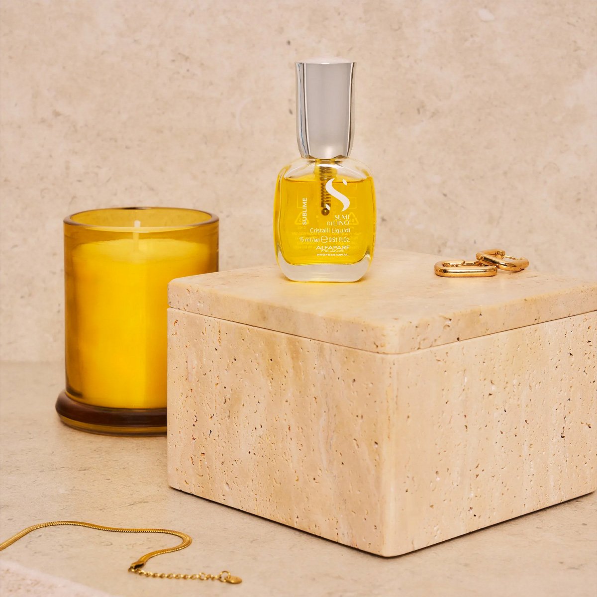Kit Alfaparf Semi di Lino Sublime Cristalli Liquidi - Oleo Capilar 15ml (2 unidades) ÚNICO 2