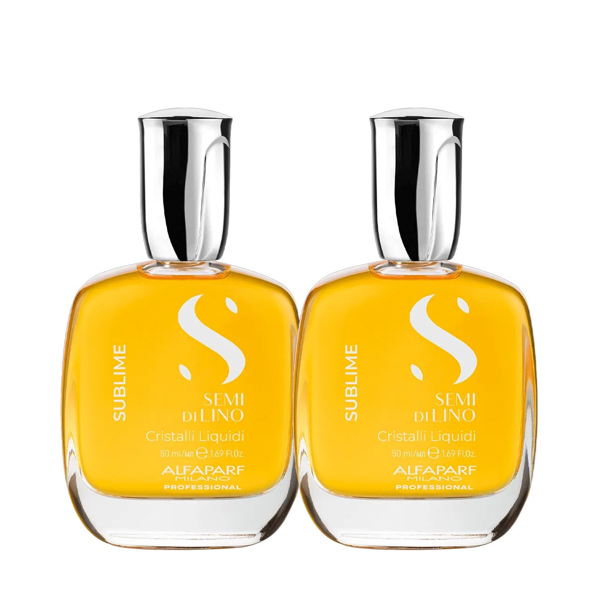 Kit Alfaparf Semi di Lino Sublime Cristalli Liquidi - Oleo Capilar 50ml (2 unidades) ÚNICO 1