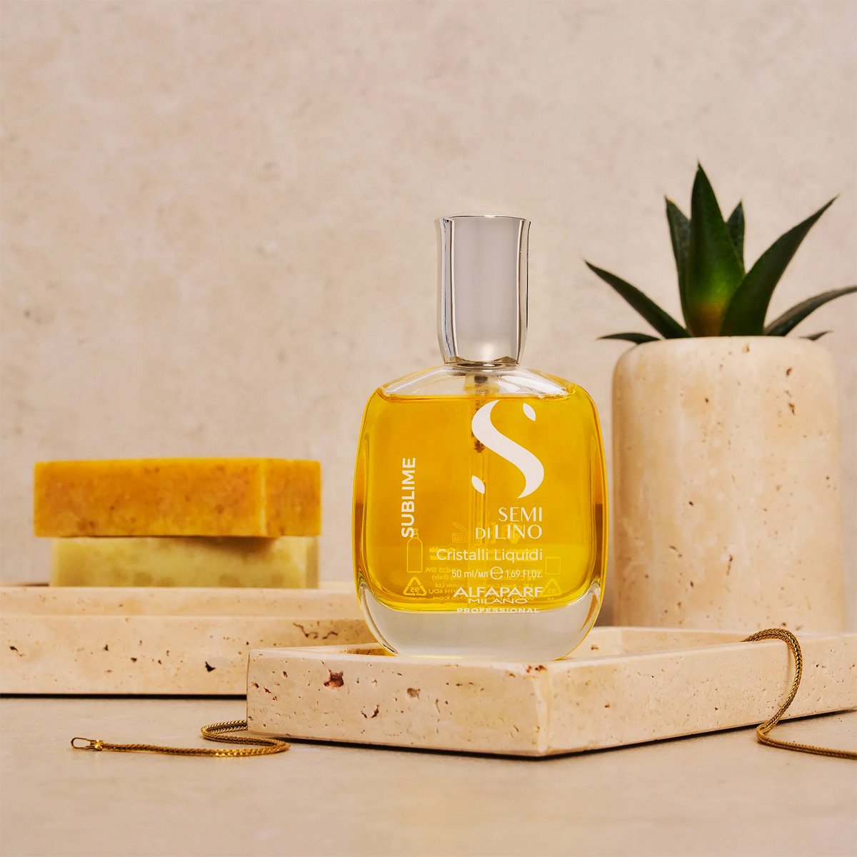 Kit Alfaparf Semi di Lino Sublime Cristalli Liquidi - Oleo Capilar 50ml (2 unidades) ÚNICO 2