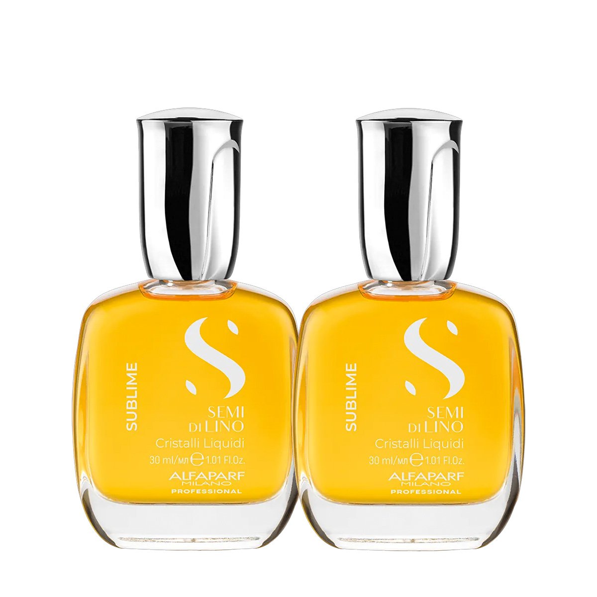 Kit Alfaparf Semi di Lino Sublime Cristalli Liquidi - Oleo Capilar 30ml (2 unidades) ÚNICO 1
