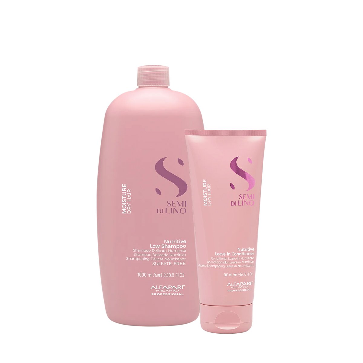 Kit Alfaparf Semi di Lino Moisture Nutritive - Nutricao e Brilho (2 produtos) ÚNICO 1
