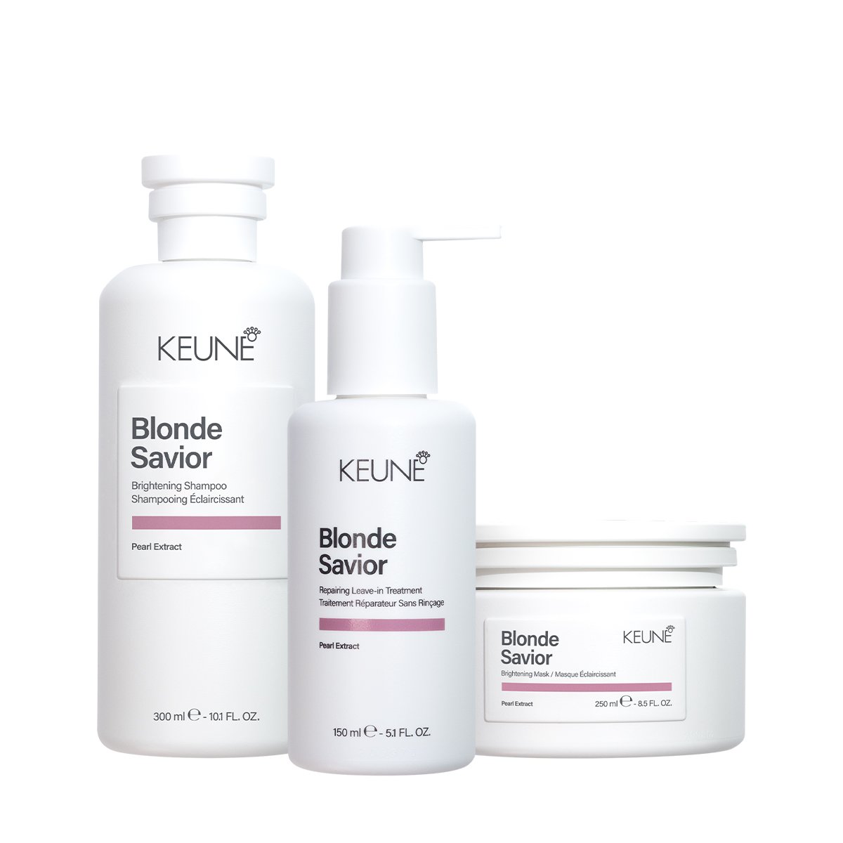 Kit Keune Blonde Savior - Ritual Completo para Loiros  (3 produtos)