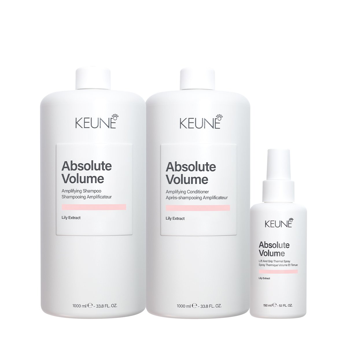 Kit Keune Absolute Volume - Volume e Protecao Termica (3 produtos)
