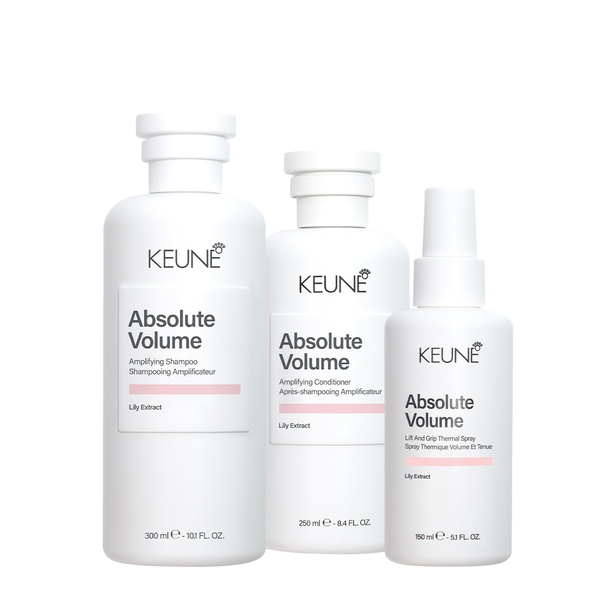 Kit Keune Absolute Volume - Rotina Completa de Volume (3 produtos)