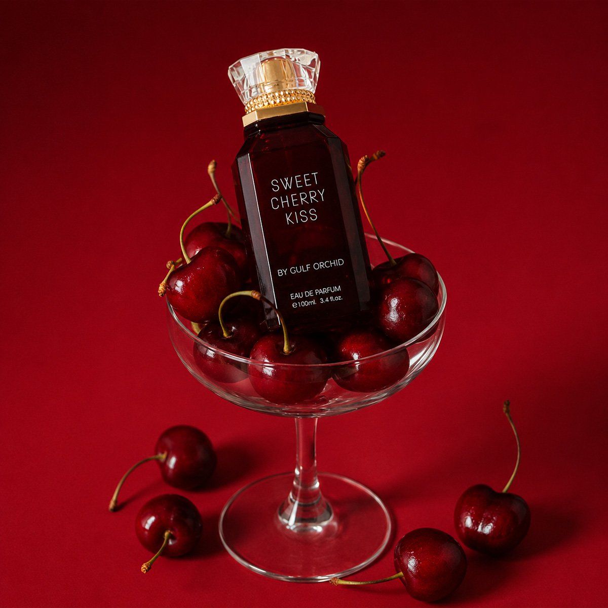 Gulf Orchid Sweet Cherry Kiss  Eau de Parfum - Perfume Unissex 100ml 100ml 3