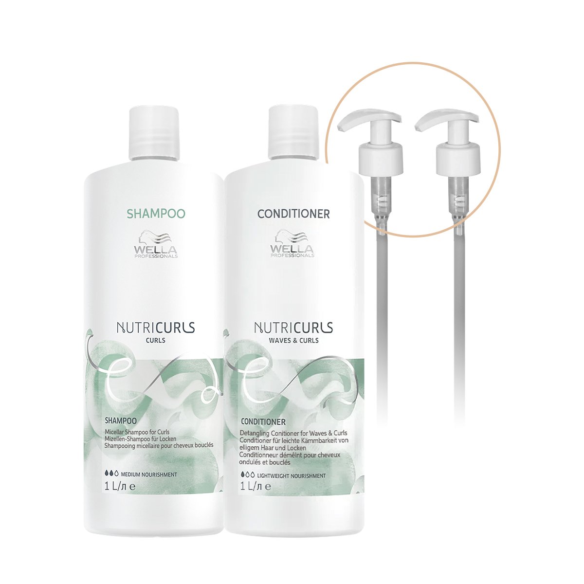 Kit Wella Professionals NutriCurls - Cachos em Equilibrio (4 produtos)