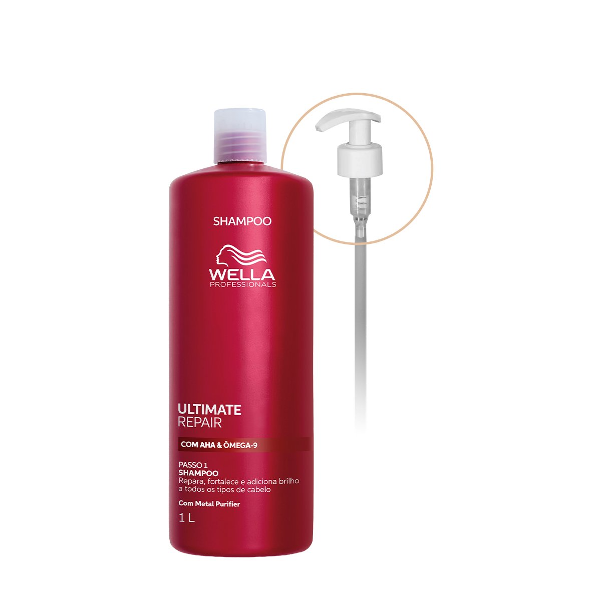 Kit Wella Professionals Ultimate Repair - Shampoo Litro e Valvula (2 produtos)
