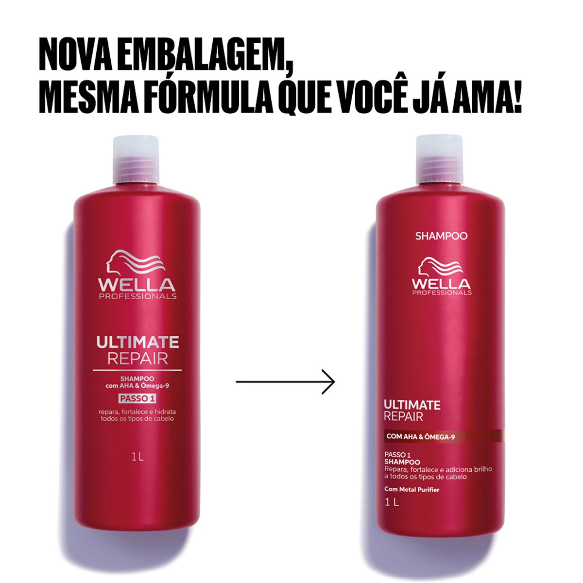 Kit Wella Professionals Ultimate Repair - Shampoo Litro e Valvula (2 produtos) ÚNICO 3