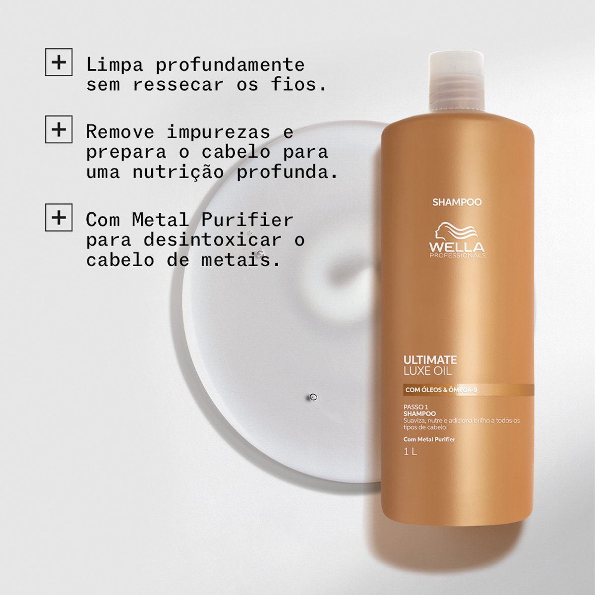 Wella Professionals Ultimate Luxe Oil - Shampoo 1L 1L 3