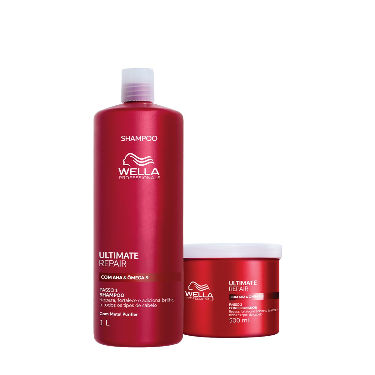 Kit Wella Professionals Ultimate Repair - Shampoo Litro Condicionador 500 (2 produtos)