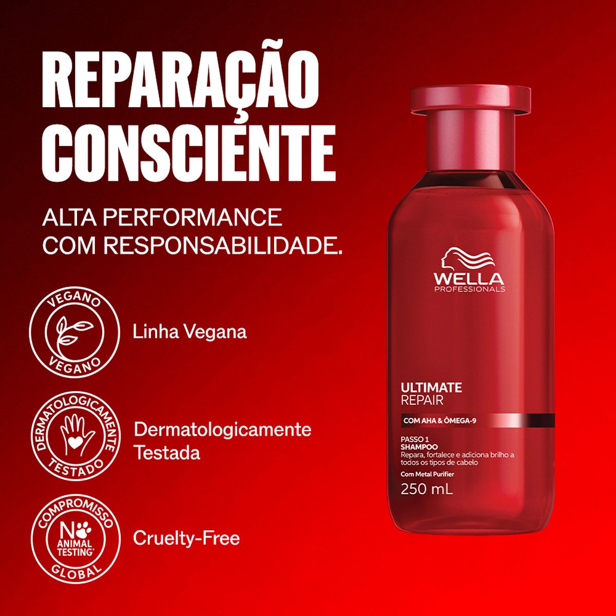 Kit Wella Professionals Ultimate Repair - Shampoo e Condicionador (2 produtos) ÚNICO 2