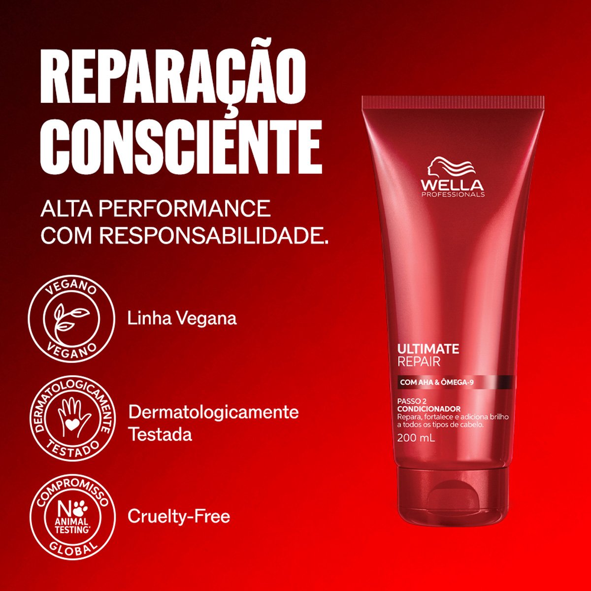 Kit Wella Professionals Ultimate Repair - Shampoo Condicionador e Mask (3 produtos) ÚNICO 3