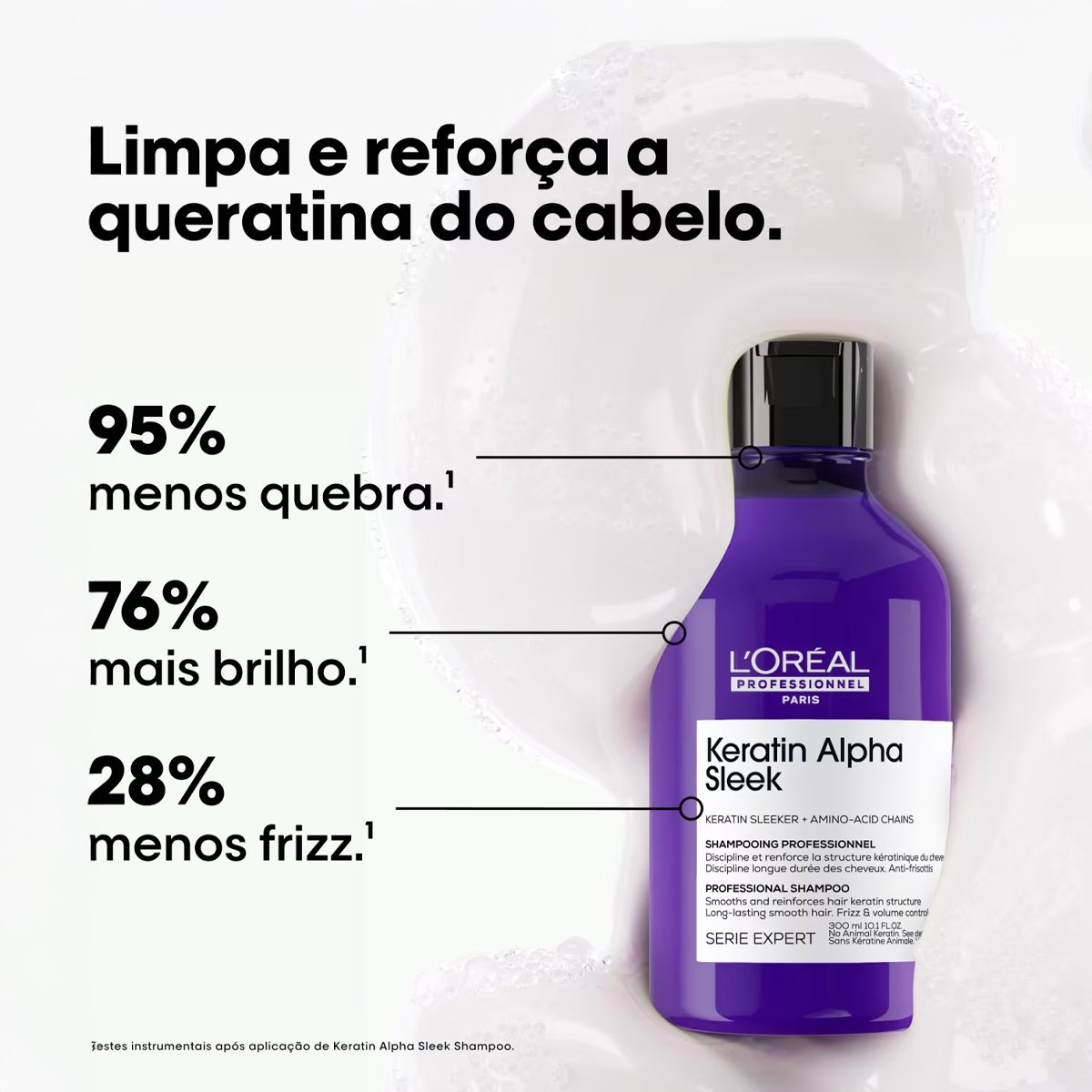 LOreal Professionnel Keratin Alpha Sleek Serie Expert - Shampoo 300ml 300ml 2