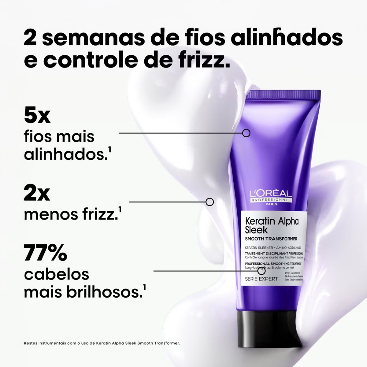 LOreal Professionnel Keratin Alpha Sleek Serie Expert - Smooth Transformer 200ml 200ml 4