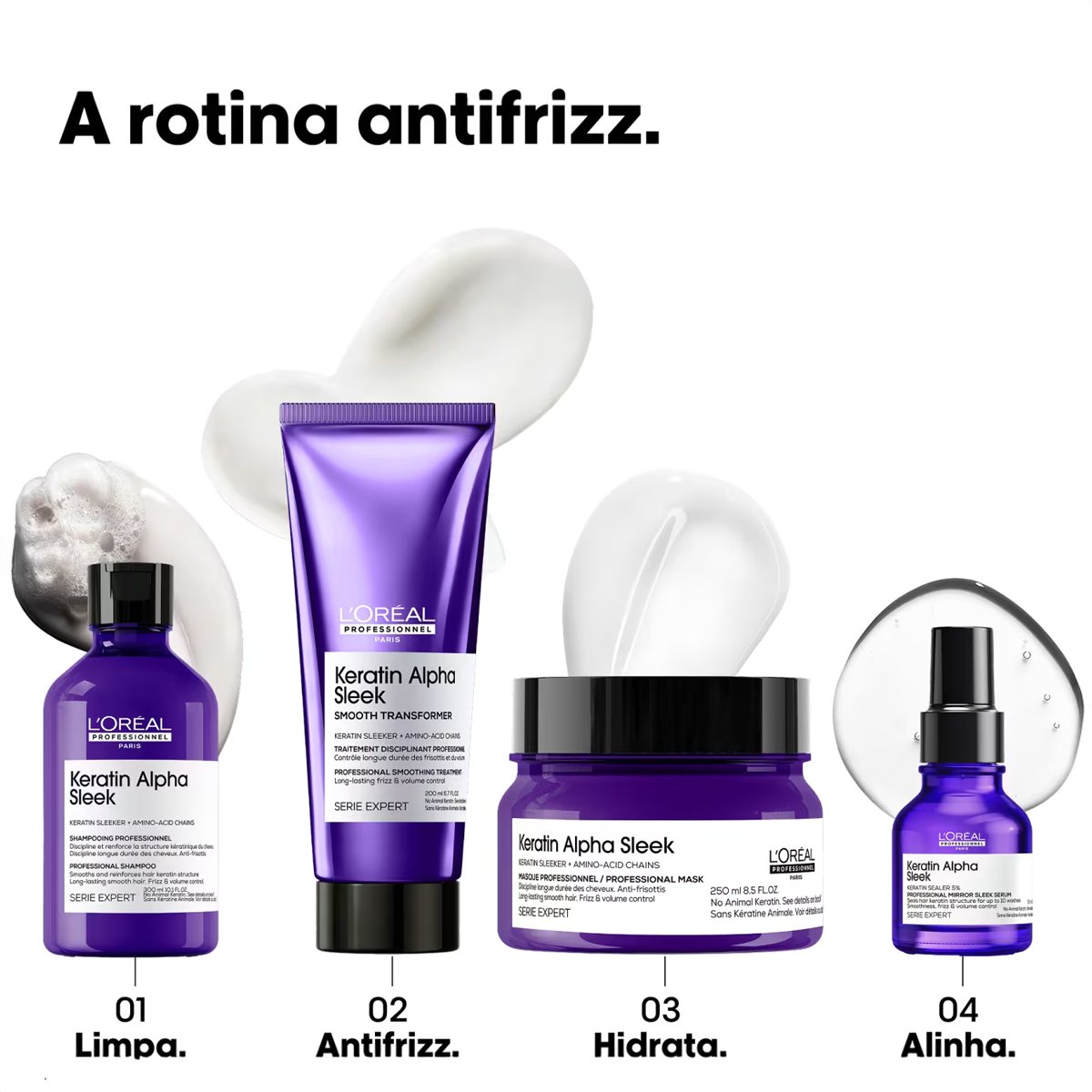 LOreal Professionnel Keratin Alpha Sleek Serie Expert - Smooth Transformer 200ml 200ml 5