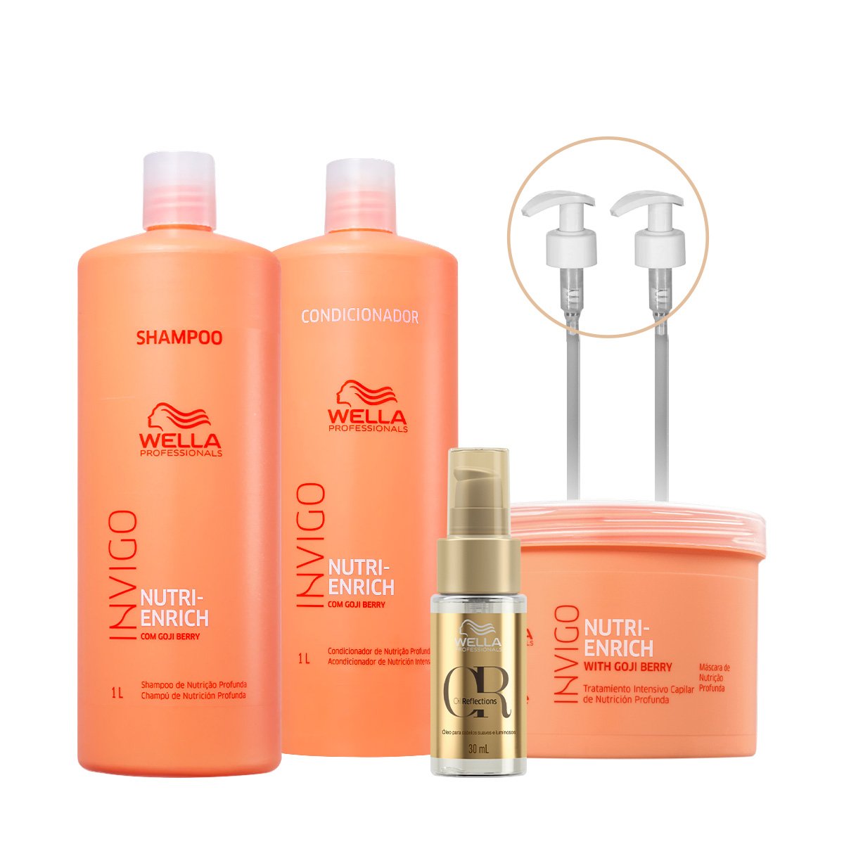 Kit Wella Professionals Invigo Nutri-Enrich - Nutricao Intensiva (6 produtos)