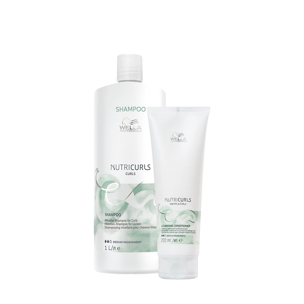Kit Wella Professionals NutriCurls - Dupla de Limpeza para Cachos (2 produtos)