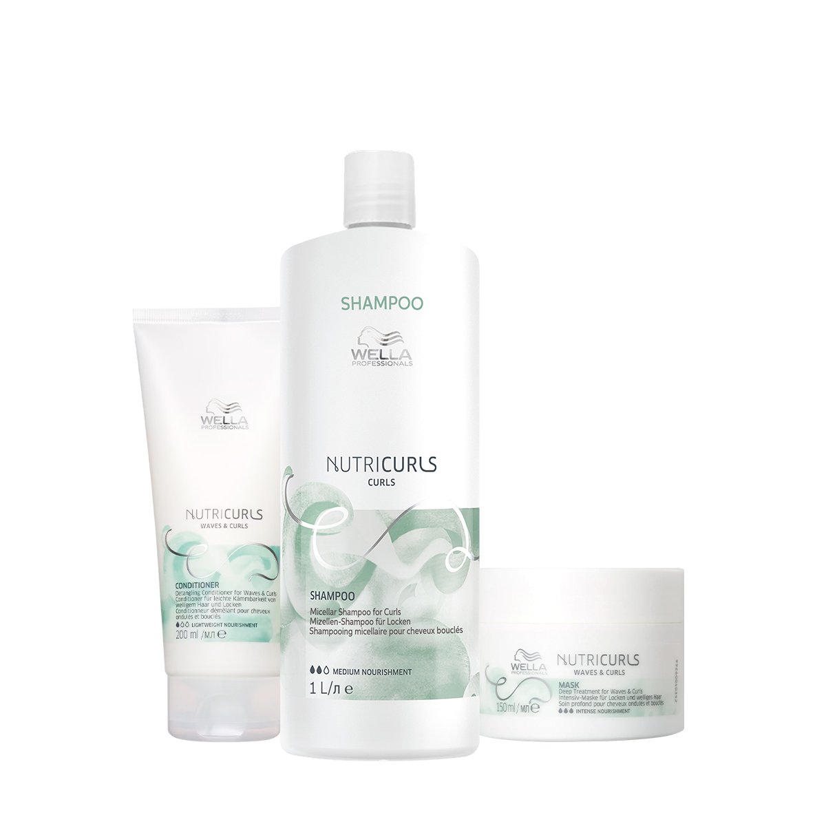 Kit Wella Professionals NutriCurls - Cachos em Equilibrio (3 produtos)  