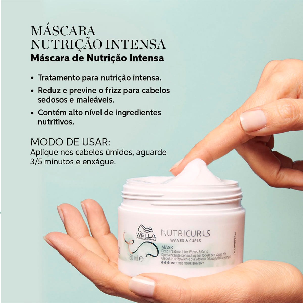 Kit Wella Professionals NutriCurls - Cachos em Equilibrio (3 produtos)   ÚNICO 4