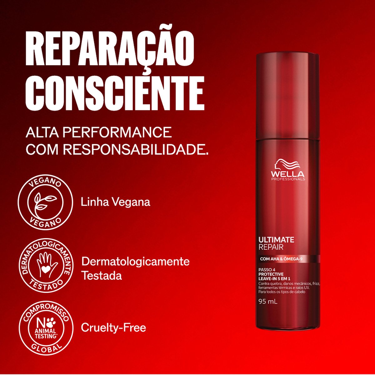 Wella Professionals Ultimate Repair Passo 4 - Leave-in Protetor Termico 95ml 95ml 4