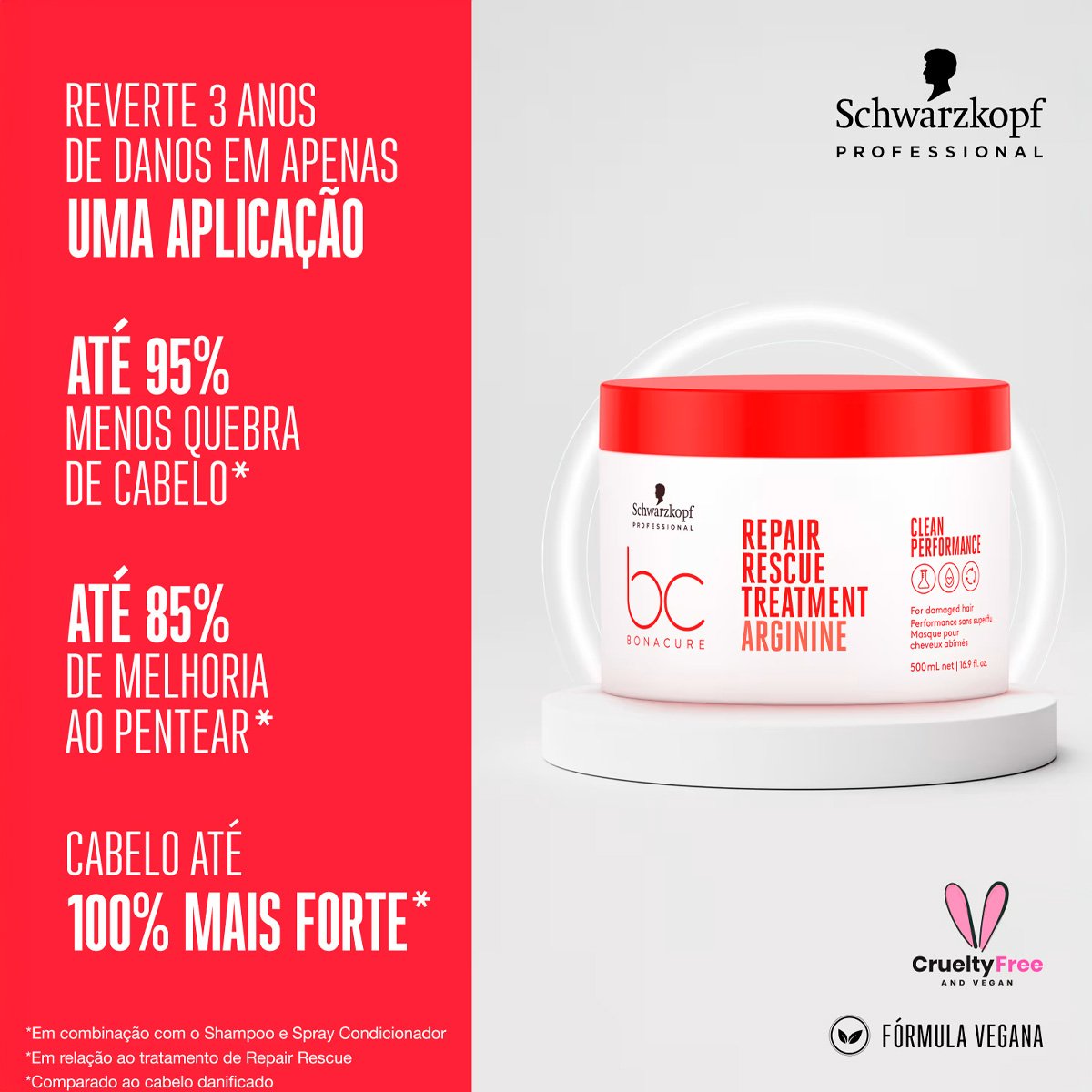 Schwarzkopf Professional BC Bonacure Repair Rescue+ - Mascara 500ml 500ml 3