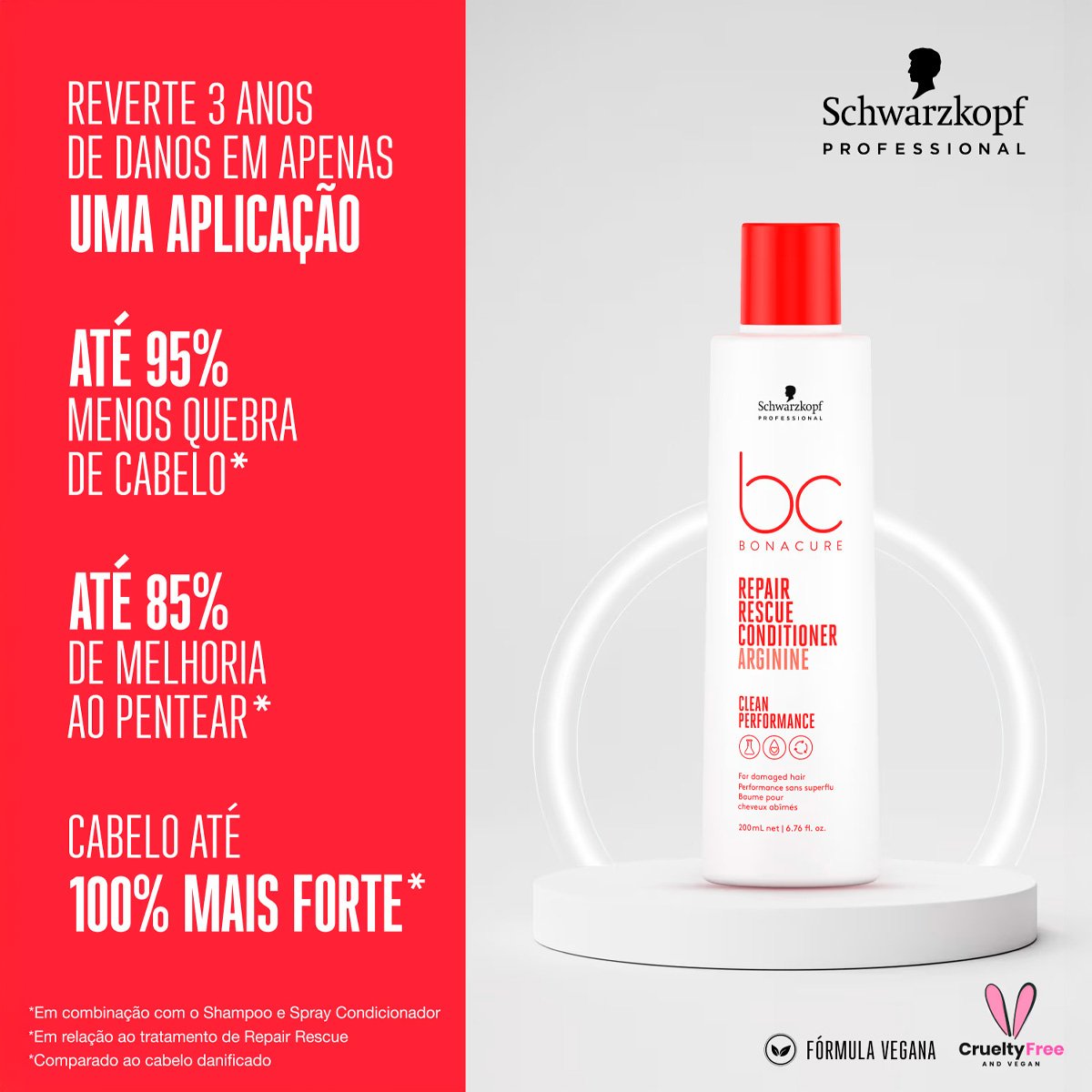 Schwarzkopf Professional BC Bonacure Repair Rescue+ - Condicionador 200ml 200ml 2