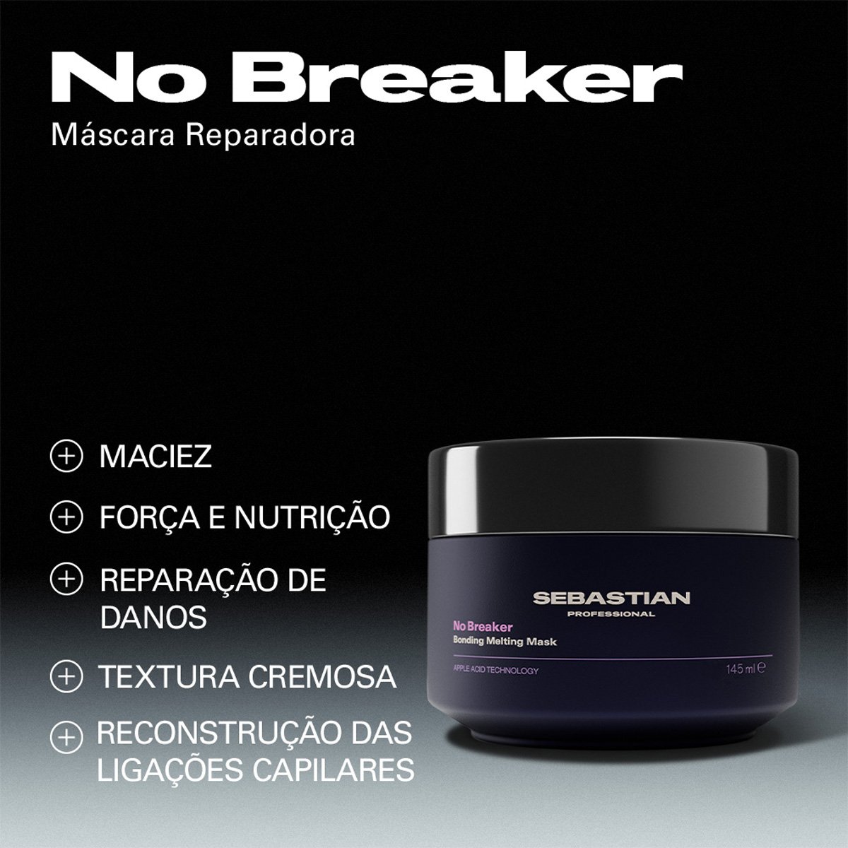 Sebastian Professional No Breaker - Mascara Capilar 145ml 145ml 3