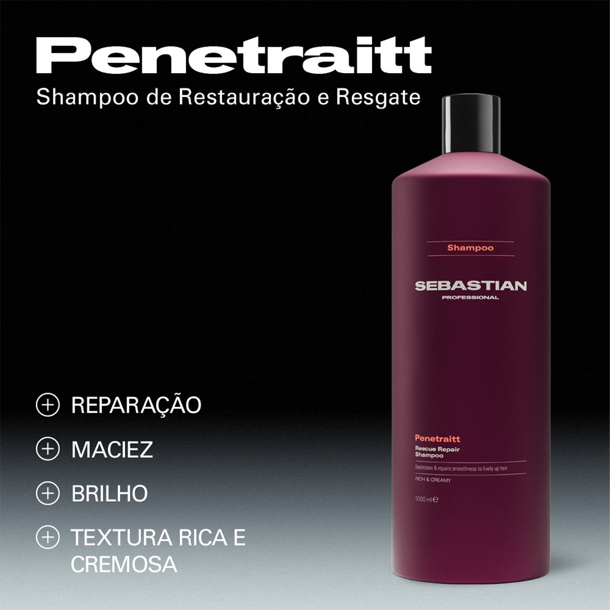 Sebastian Professional Penetraitt - Shampoo 1L 1L 3
