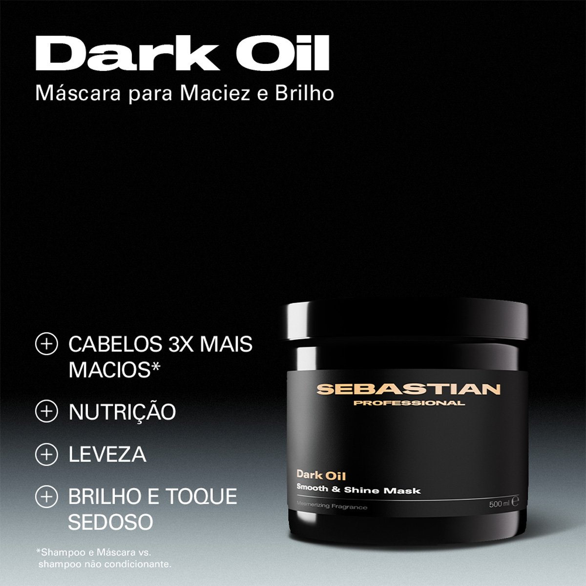 Sebastian Professional Dark Oil - Mascara Capilar 500ml 500ml 2