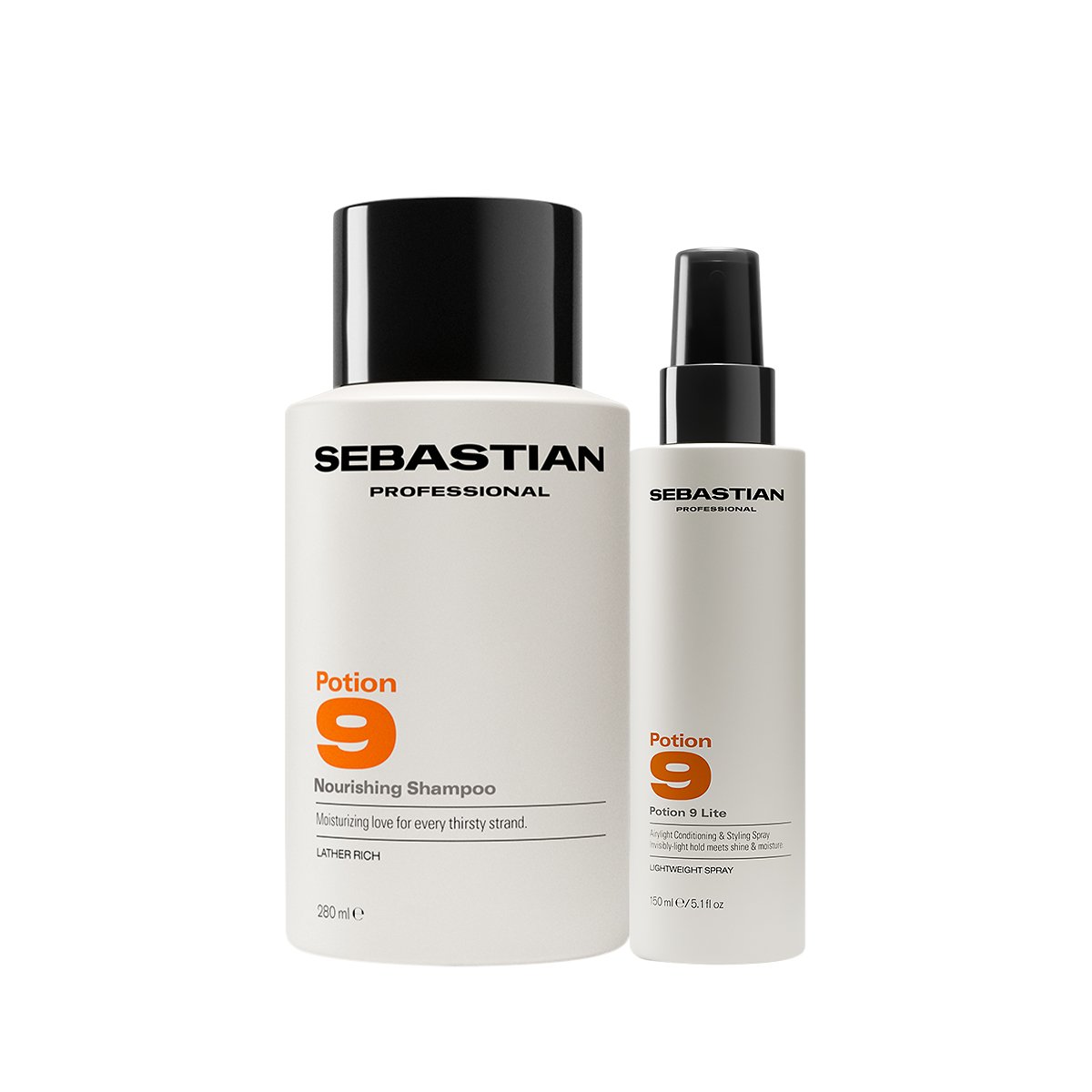 Kit Sebastian Professional Potion 9 - Shampoo e Creme Modelador (2 produtos)