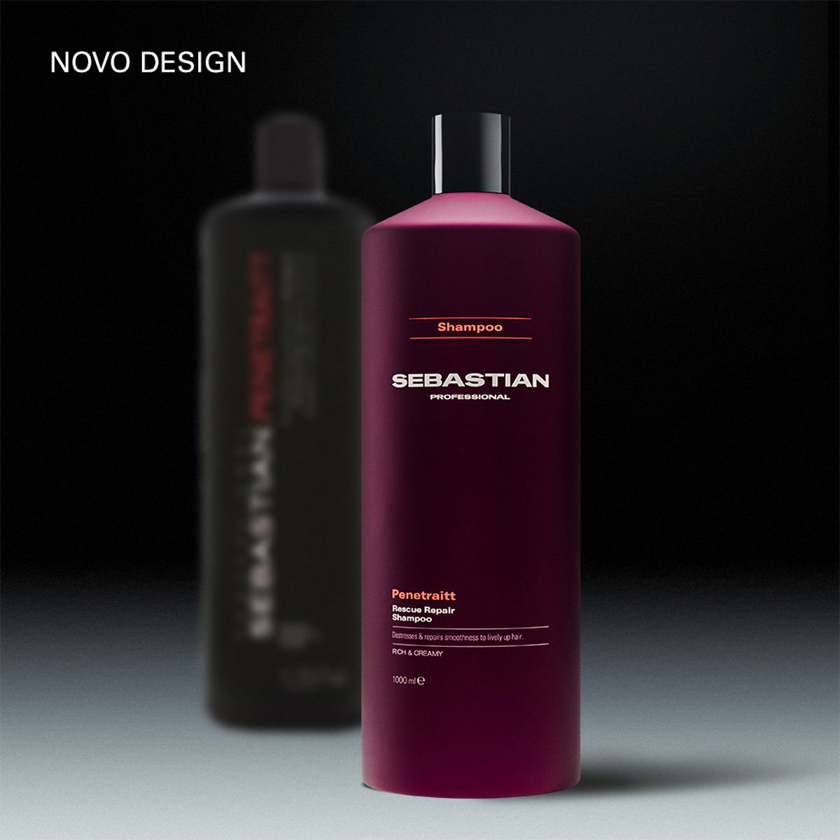 Kit Sebastian Professional Penetraitt - Shampoo Litro e Valvula (2 produtos) ÚNICO 2