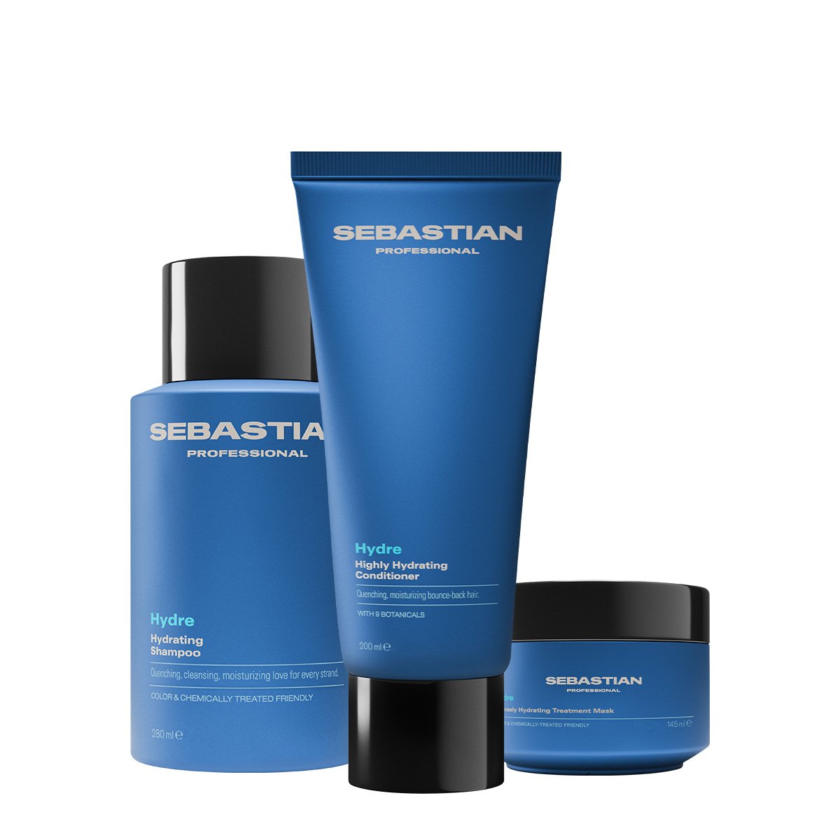Kit Sebastian Professional Hydre - Shampoo Condicionador e Mask (3 produtos)