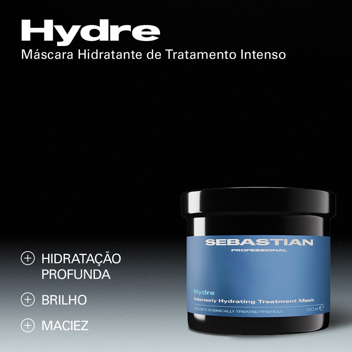 Kit Sebastian Professional Hydre - Shampoo e Mask 500 (2 produtos) ÚNICO 4