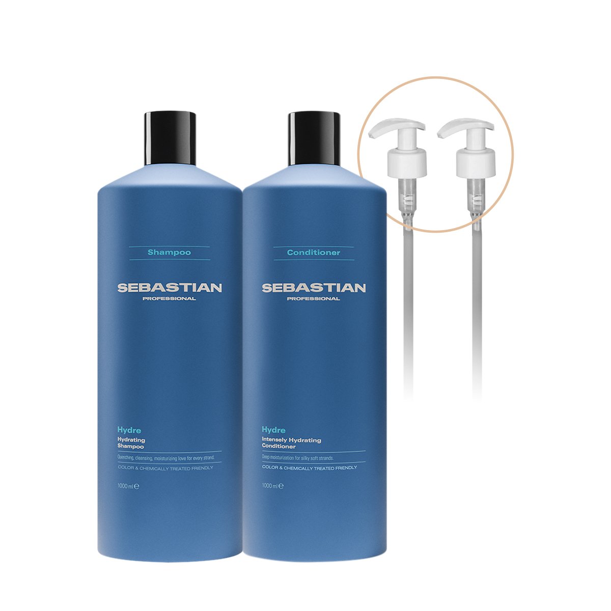 Kit Sebastian Professional Hydre - Shampoo Condicionador Litro e Valvula (4 produtos)