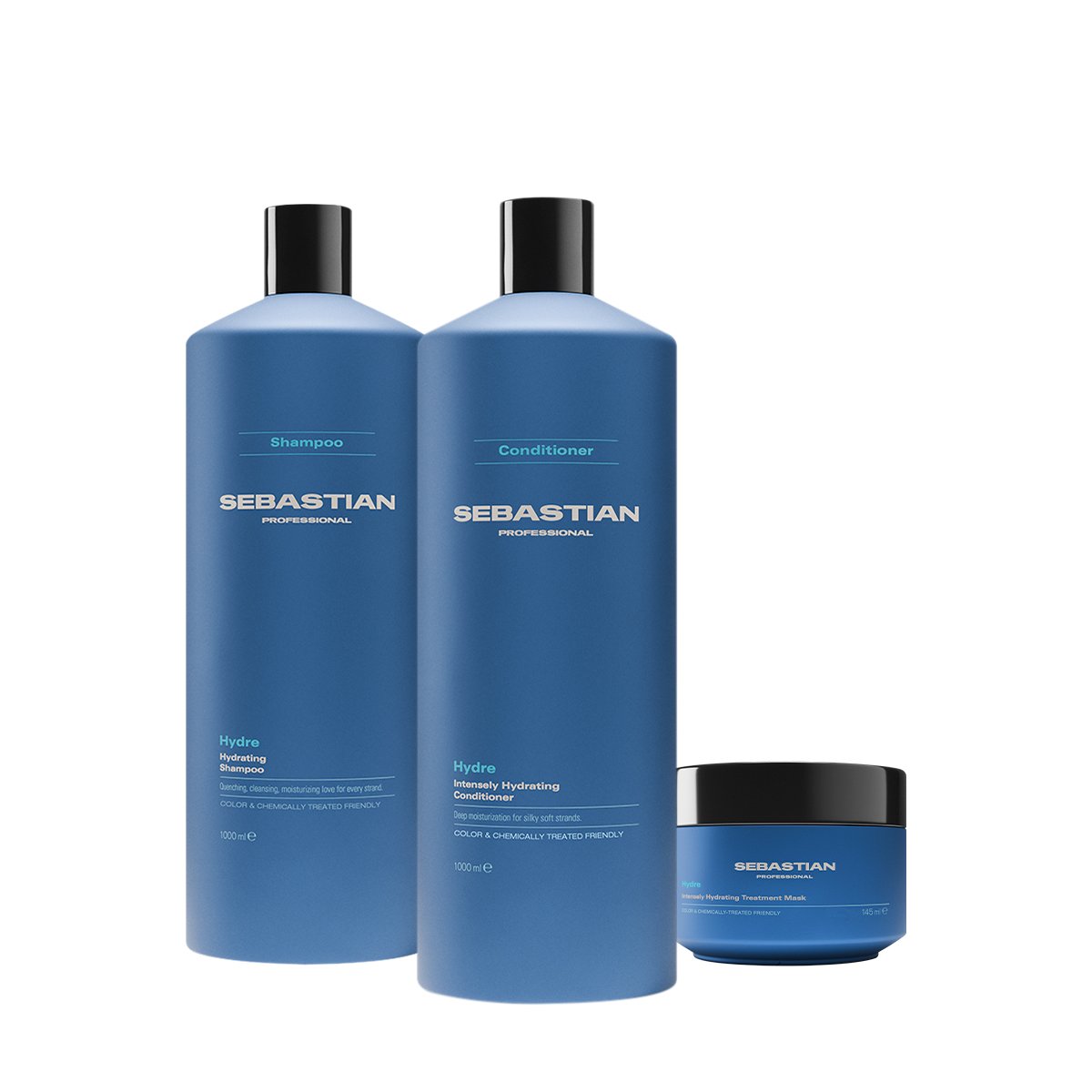 Kit Sebastian Professional Hydre - Shampoo Condicionador Litro e Mask (3 produtos)